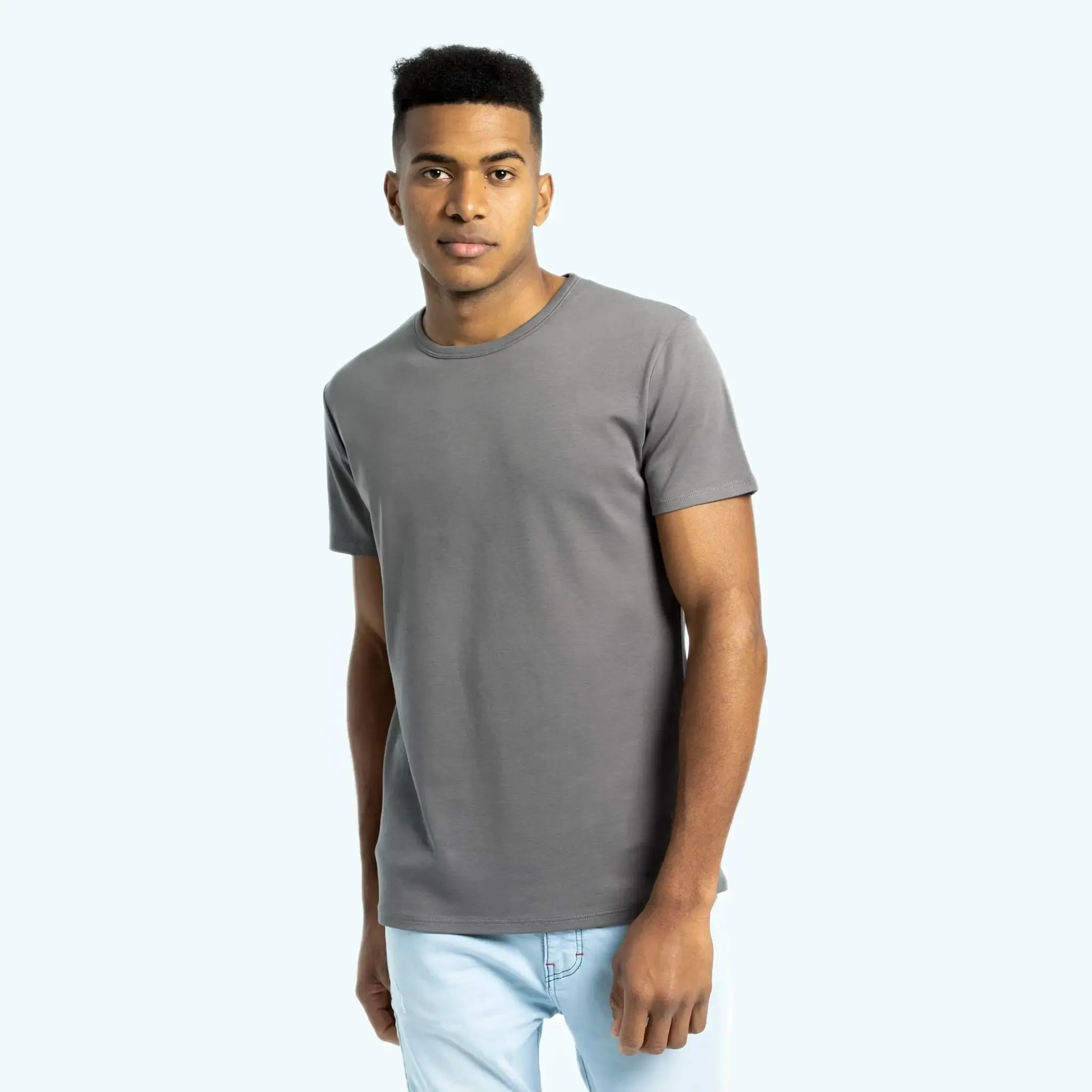 6 Pack - Men's Organic Pima Cotton T-Shirts