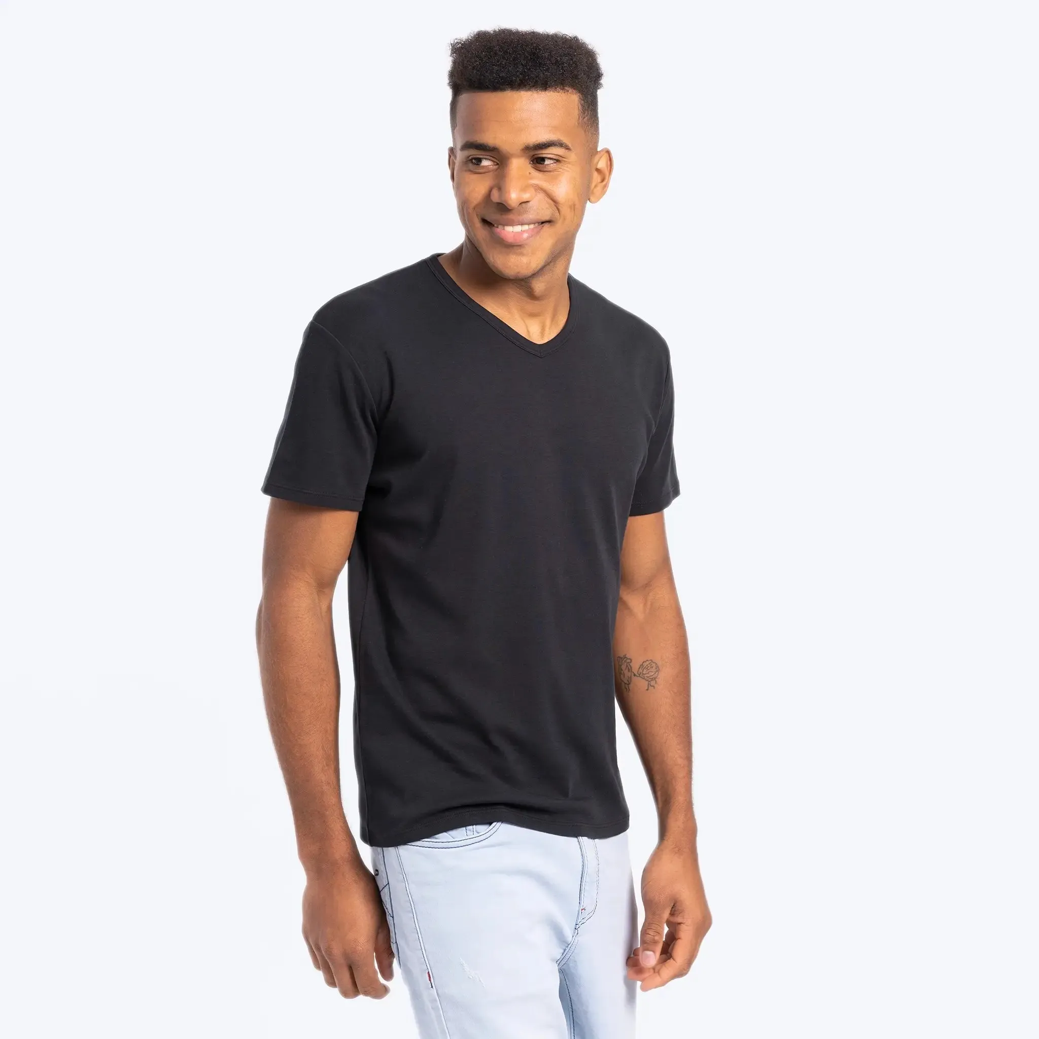 6 Pack - Men's Organic Pima Cotton T-Shirts