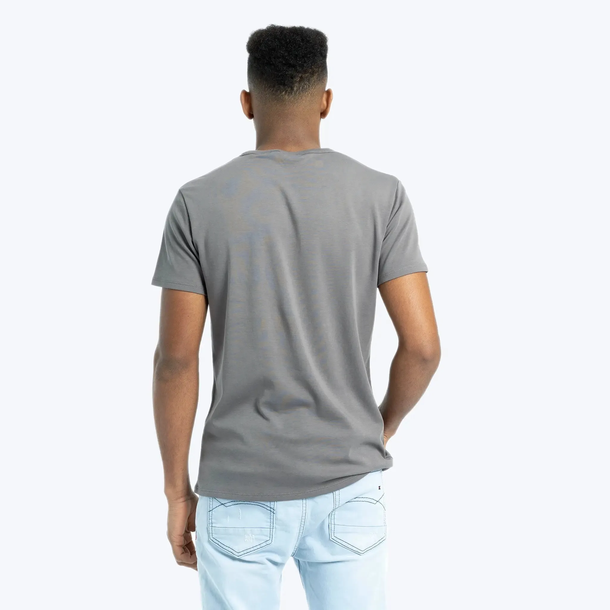 6 Pack - Men's Organic Pima Cotton T-Shirts