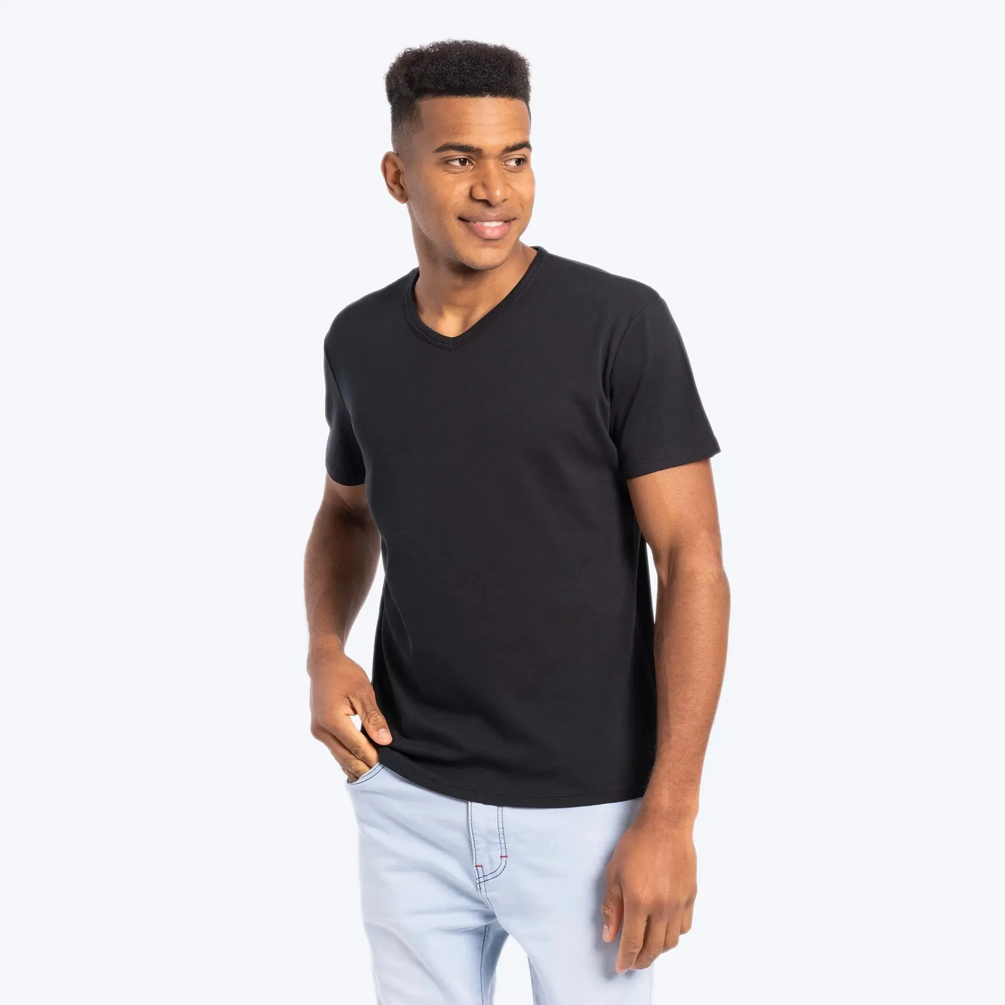 6 Pack - Men's Organic Pima Cotton T-Shirts