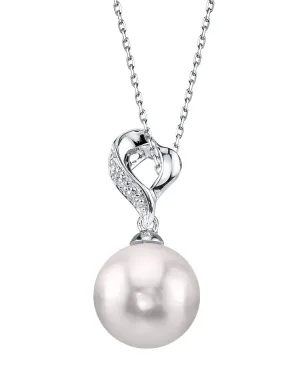 Akoya Pearl & Diamond Melissa Pendant