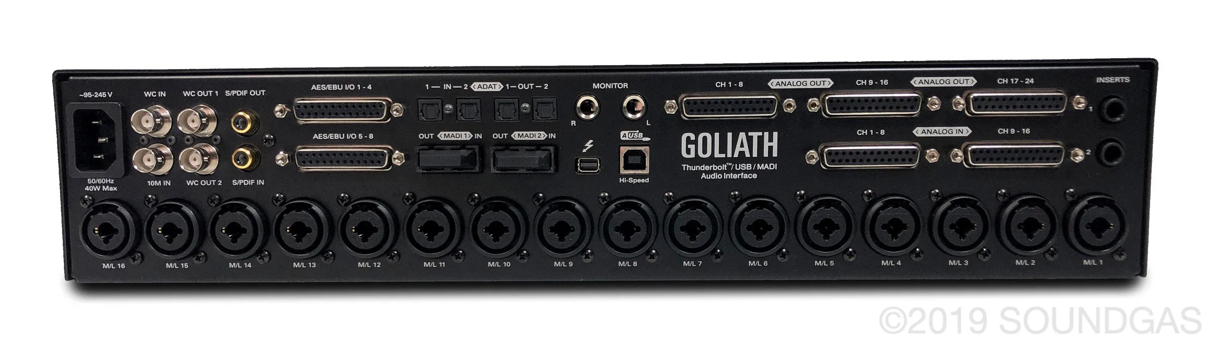 Antelope Audio Goliath   D-Sub Connectors