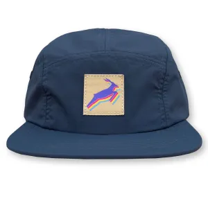 Antelope Five Panel Camp Hat / Periscope Nylon with Savannah Antelope Patch