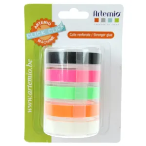 Artemio Click Click Ribbon Fluorescent 5pk