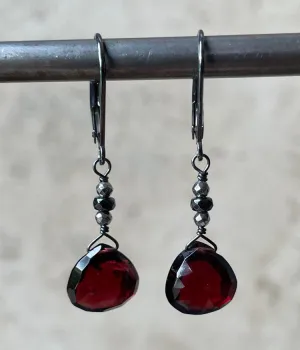 Garnet Harvest Earrings