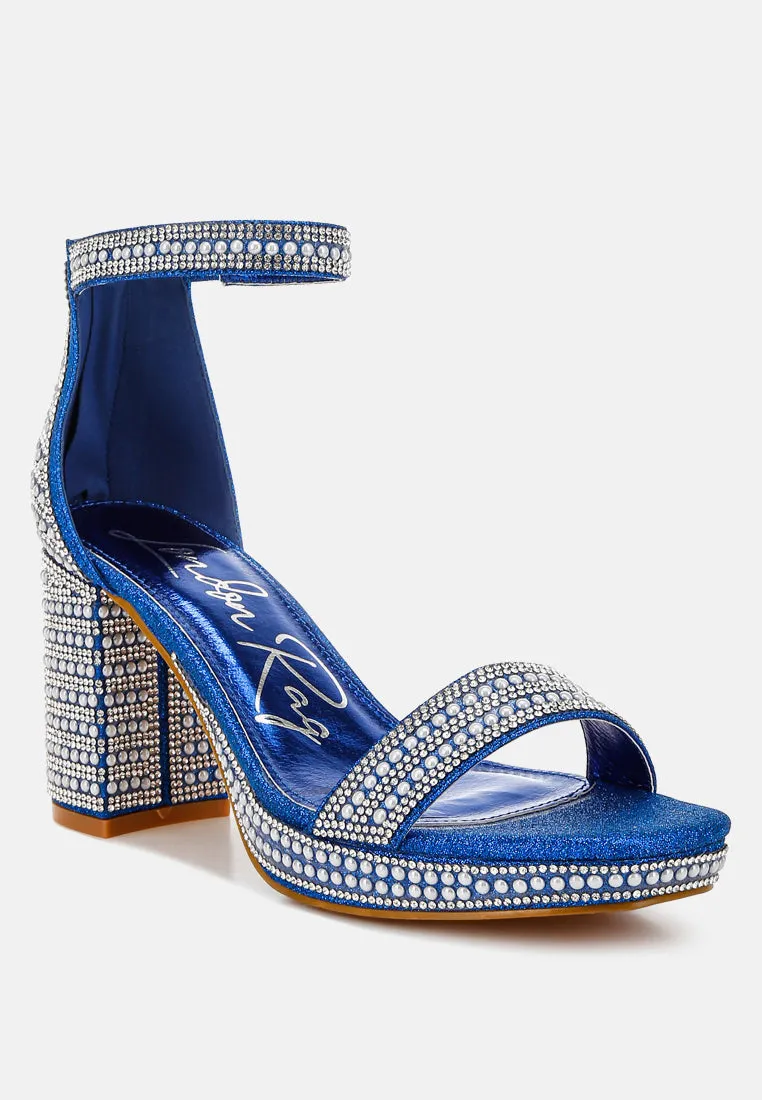 Mejuri Rhinestones And Pearl Embellished Sandals