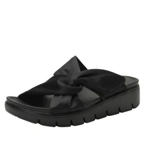 Mylee Black Softie Sandal