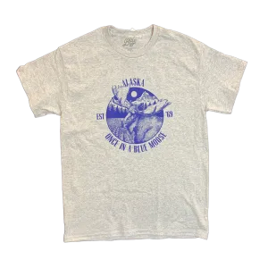 Once in a Blue Moose Alaska Logo T-shirt