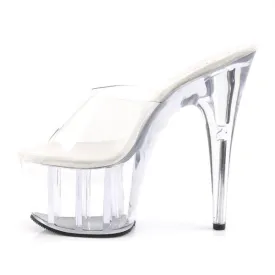 Pleaser USA Adore 701 Clear Platform Heel