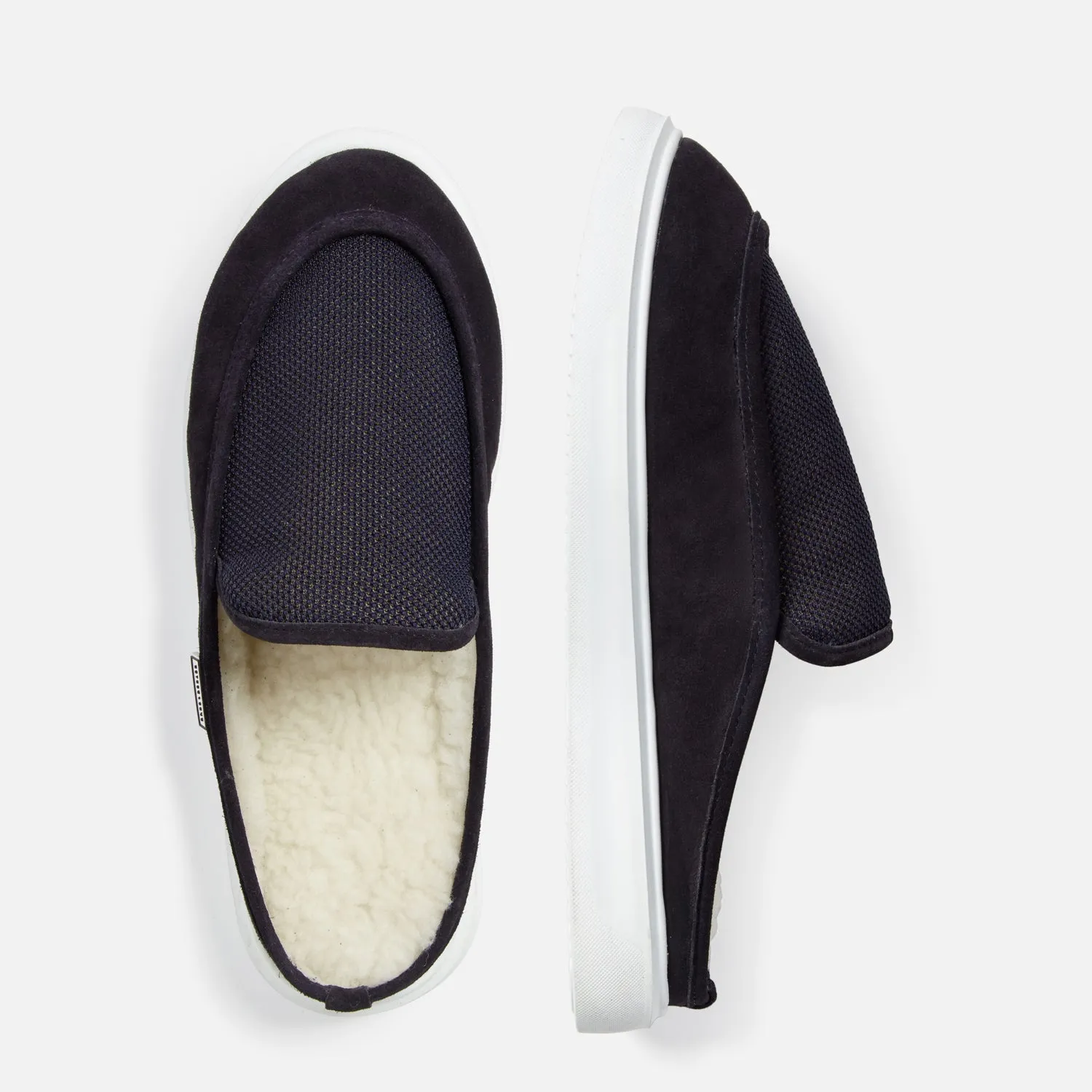 Sean Navy Slipper - Men's