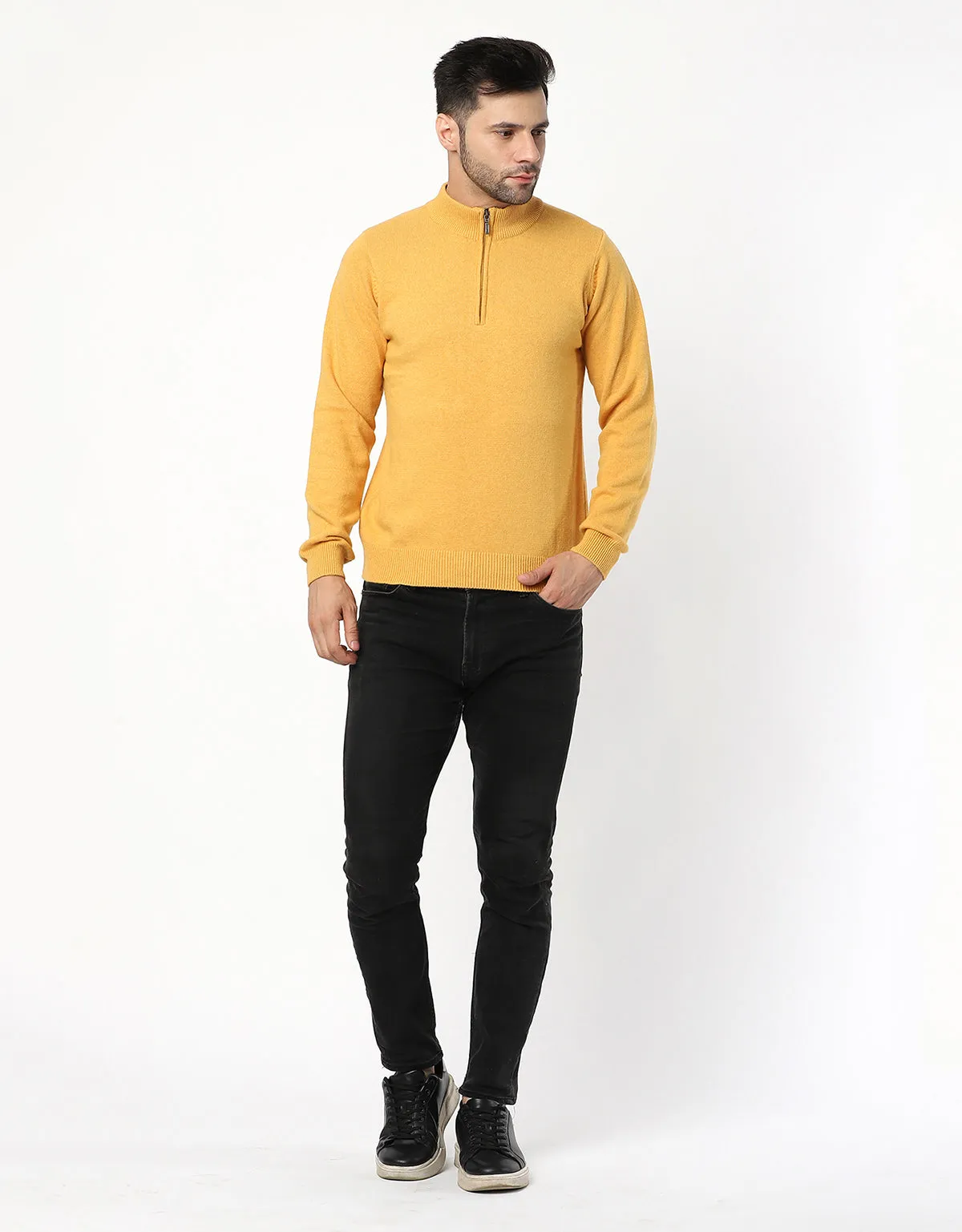 Woolen T-Neck Sweater For Men