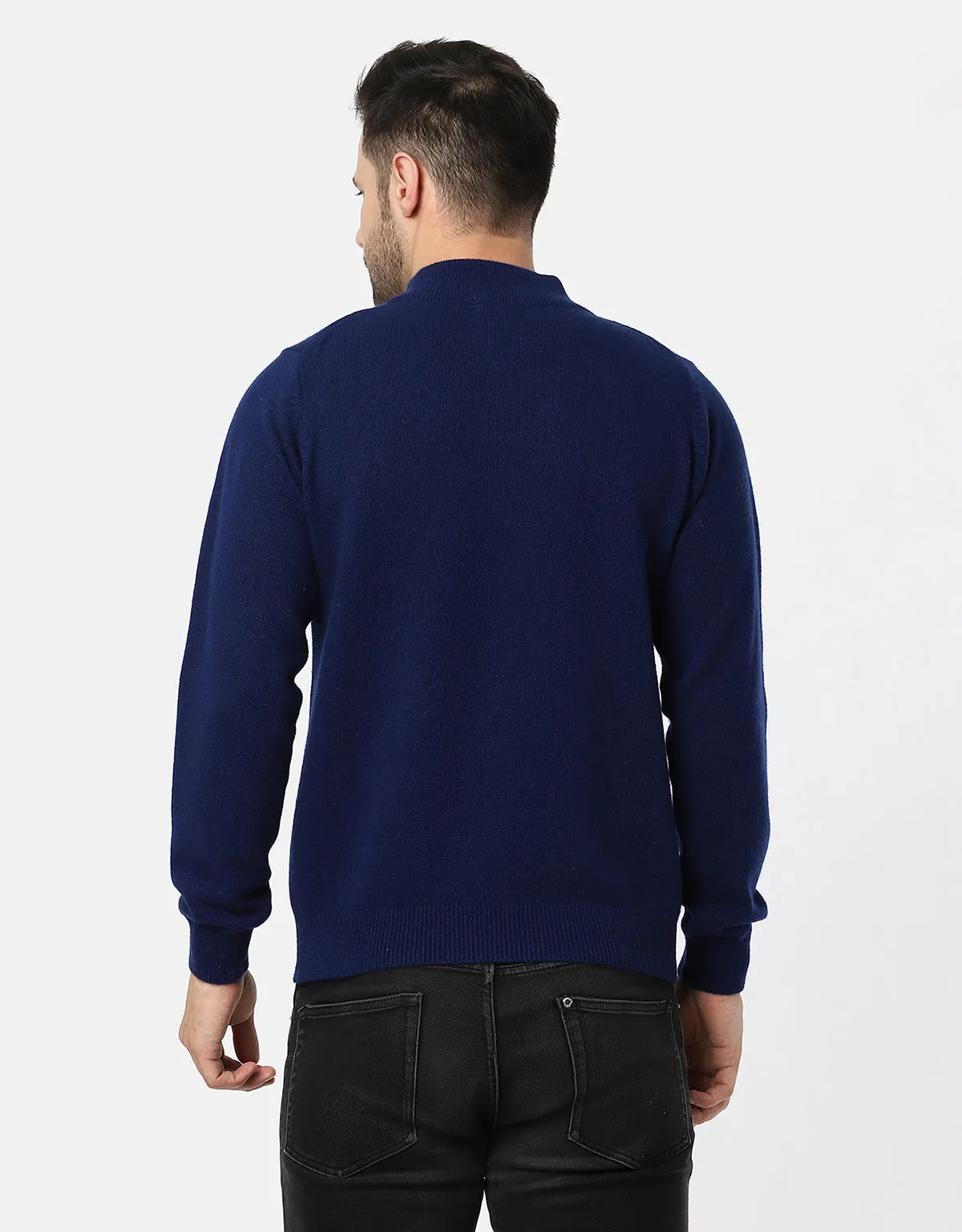 Woolen T-Neck Sweater For Men