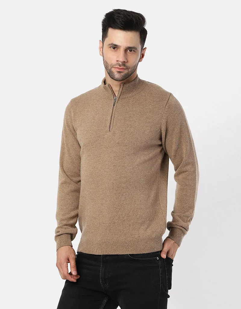 Woolen T-Neck Sweater For Men