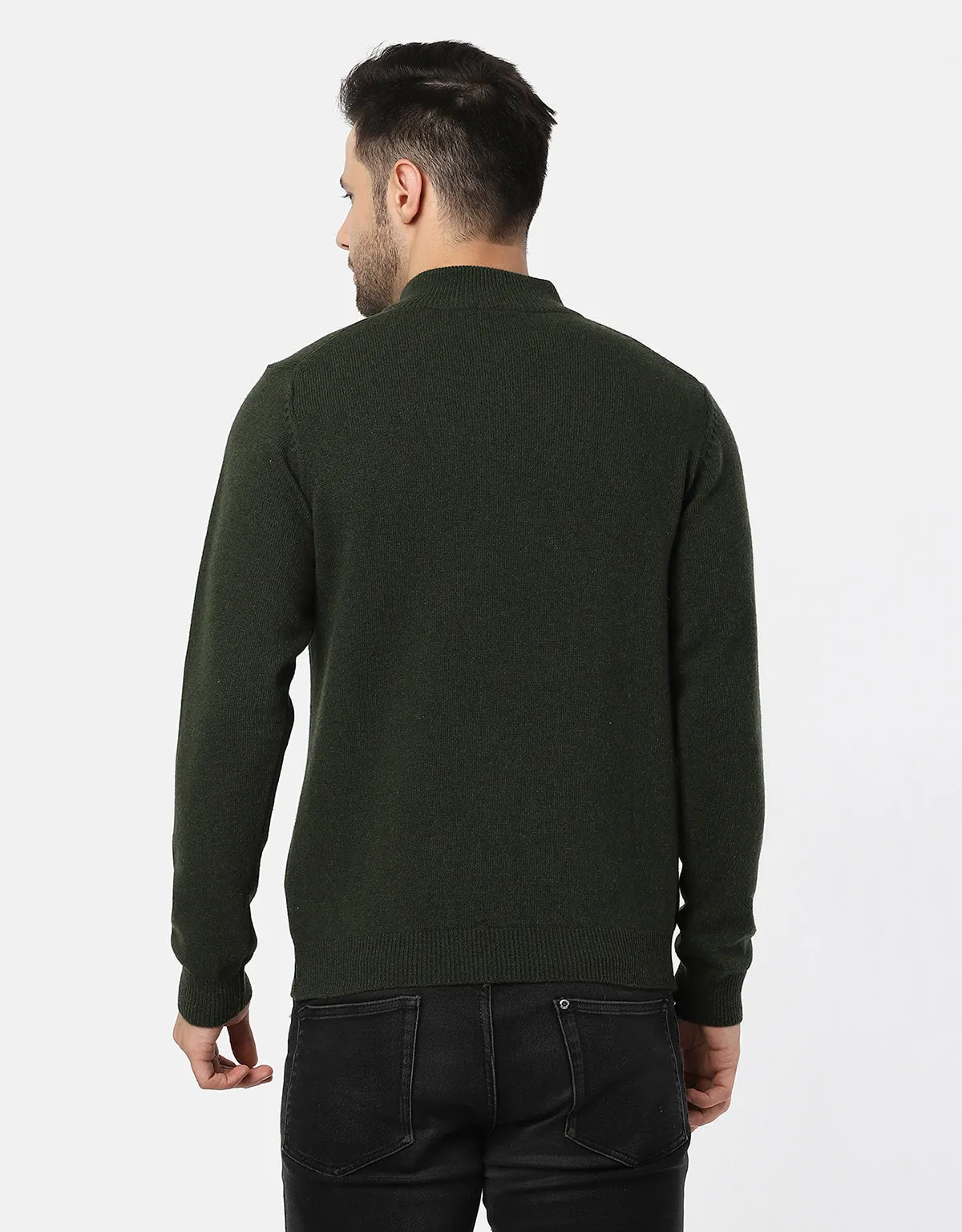 Woolen T-Neck Sweater For Men